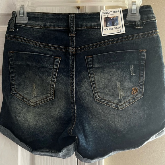 NWT Indigo-Rein High-Rise Shorts - Picture 9 of 9